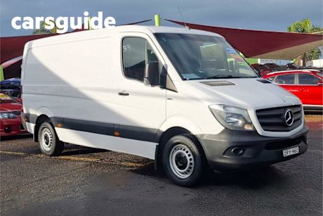 White 2016 Mercedes-Benz Sprinter Ute Tray 316CDI MWB