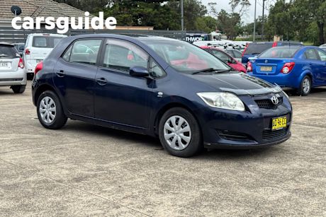 Blue 2007 Toyota Corolla Wagon Ascent