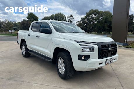 White 2024 Mitsubishi Triton Double Cab Pick Up Glx+ (4X4)