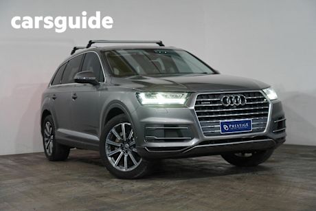 Grey 2017 Audi Q7 Wagon 3.0 TDI Quattro
