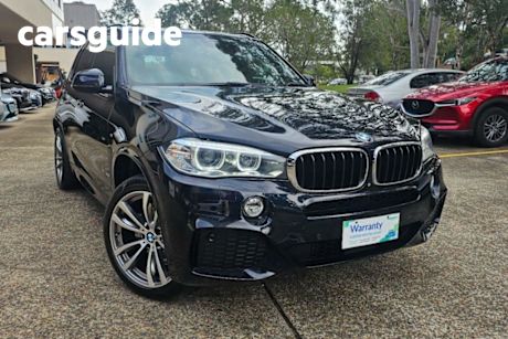 Black 2016 BMW X5 Wagon xDRIVE30d F15 MY16