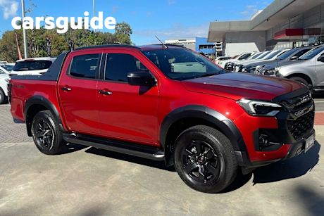 Orange 2024 Isuzu D-MAX Crew Cab Utility X-Terrain (4X4)