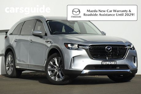 Silver 2024 Mazda CX-90 Wagon G50E GT Mhev