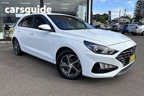 White 2021 Hyundai I30 Hatchback Active