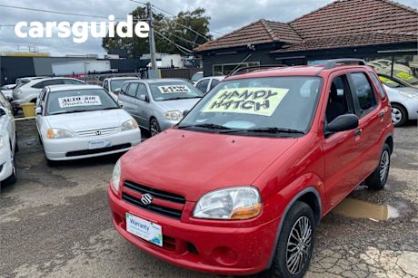 Red 2004 Suzuki Ignis Hatchback GL