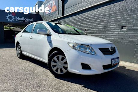 White 2008 Toyota Corolla Sedan Ascent