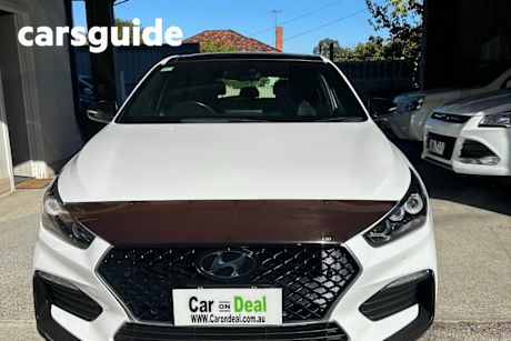 White 2019 Hyundai I30 Hatchback N Line Premium