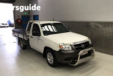 White 2010 Mazda BT-50 Cab Chassis Boss B2500 DX