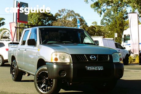 Silver 2004 Nissan Navara Dual Cab Pick-up DX