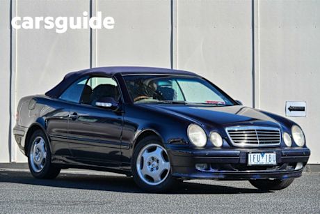 Blue 1999 Mercedes-Benz CLK320 Cabriolet Avantgarde