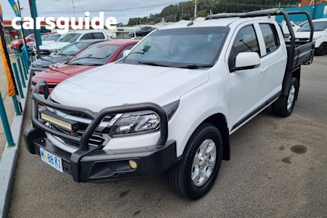 White 2016 Holden Colorado Crew Cab Chassis LS (4X4)