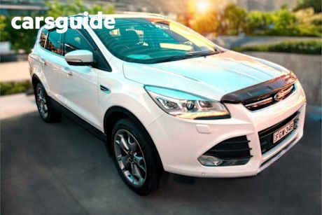 White 2015 Ford Kuga Wagon Titanium (awd)