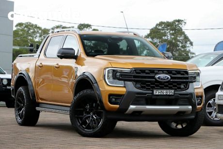 Yellow 2022 Ford Ranger Double Cab Pick Up Wildtrak 3.0 (4X4)