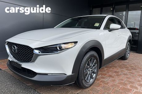 White 2025 Mazda CX-30 SUV G20 Pure