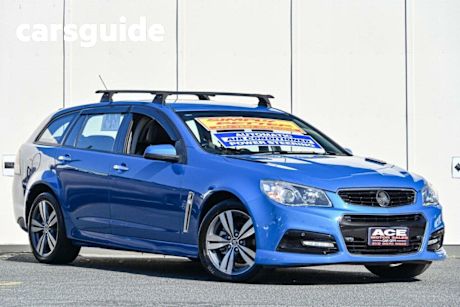 Blue 2015 Holden Commodore Sportswagon SV6