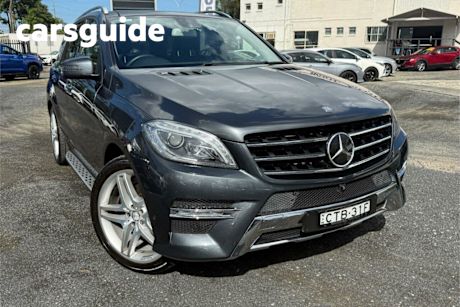 Grey 2014 Mercedes-Benz ML350 Wagon CDI Bluetec (4X4)