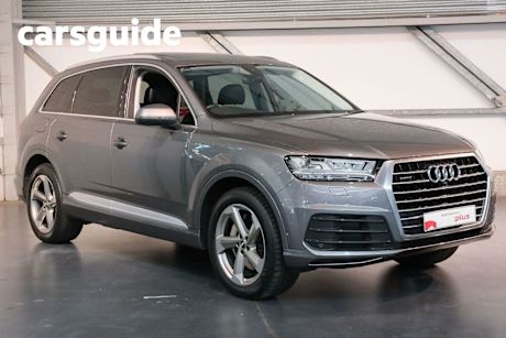 Grey 2017 Audi Q7 Wagon 3.0 TDI Quattro