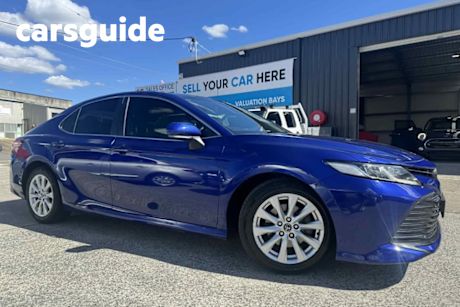 Blue 2019 Toyota Camry Sedan Ascent