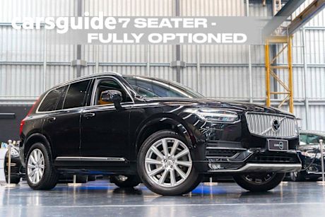 Black 2015 Volvo XC90 Wagon T6 2.0 Inscription