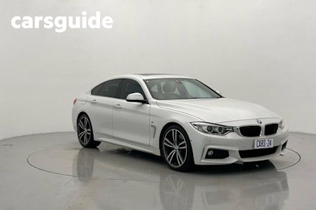 White 2016 BMW 430I Coupe Gran Coupe M Sport