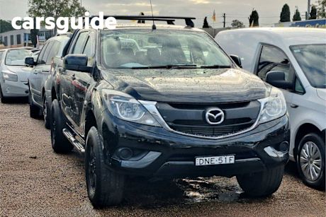 Black 2017 Mazda BT-50 Dual Cab Utility XT (4X4)