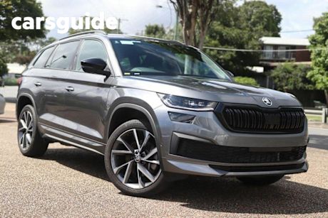Grey 2022 Skoda Kodiaq Wagon Sportline (4X4) 132TSI