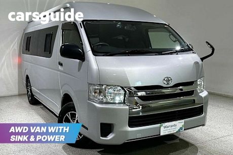 Silver 2016 Toyota Hiace Commercial SLWB