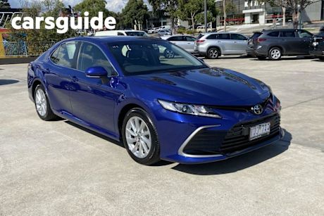 Blue 2021 Toyota Camry Sedan Ascent + SAT NAV