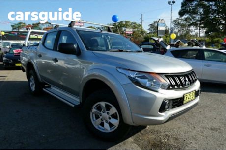 Silver 2018 Mitsubishi Triton Dual Cab Utility GLX Plus (4X4)