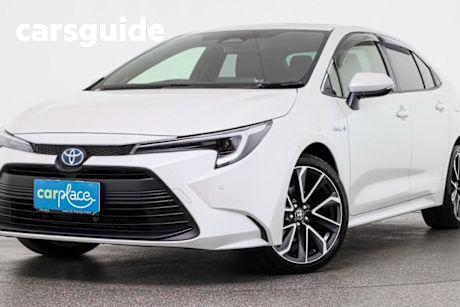 White 2024 Toyota Corolla Sedan ZR Hybrid