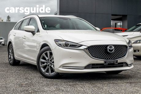 White 2021 Mazda 6 Wagon Touring