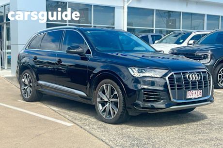 Black 2021 Audi Q7 Wagon 45 TDI Quattro Mhev
