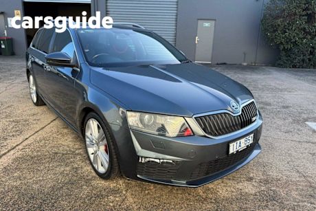 Grey 2016 Skoda Octavia Wagon RS 162 TSI