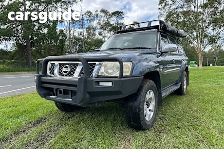 Blue 2008 Nissan Patrol Wagon ST-L (4X4)