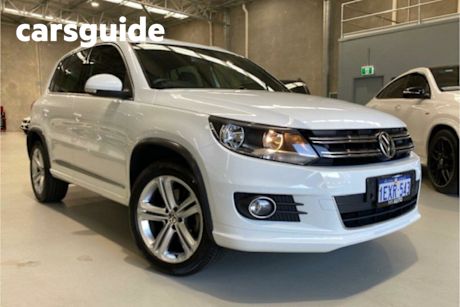 White 2015 Volkswagen Tiguan Wagon 132 TSI (4X4)