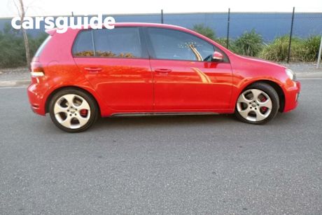 Red 2009 Volkswagen Golf Hatchback GTI