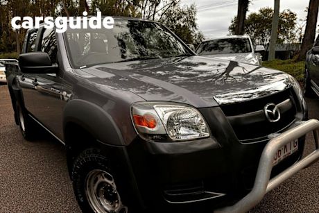 Silver 2007 Mazda BT-50 Dual Cab Pick-up B3000 DX (4X4)