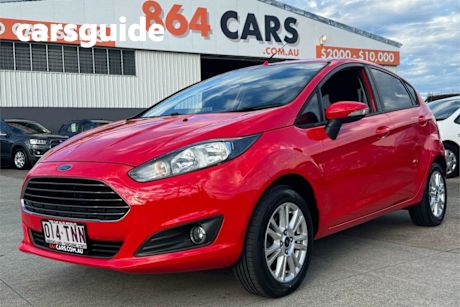 Red 2013 Ford Fiesta Hatchback Trend