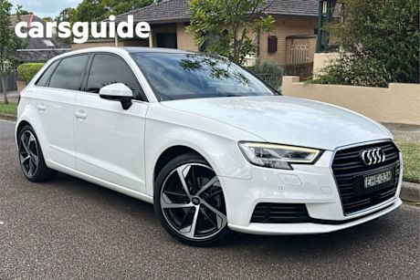 White 2020 Audi A3 Sportback 35 Tfsi (1.4 Tfsi Cod)