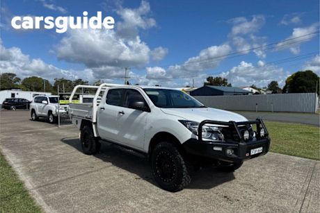 White 2018 Mazda BT-50 Dual Cab Chassis XT (4X4) (5YR)