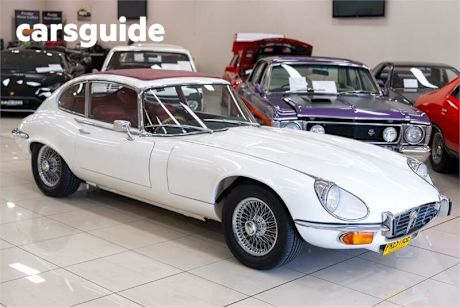 White 1972 Jaguar E Type Roadster 5.3