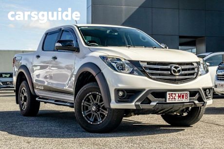 White 2019 Mazda BT-50 Dual Cab Utility Boss (4X4)