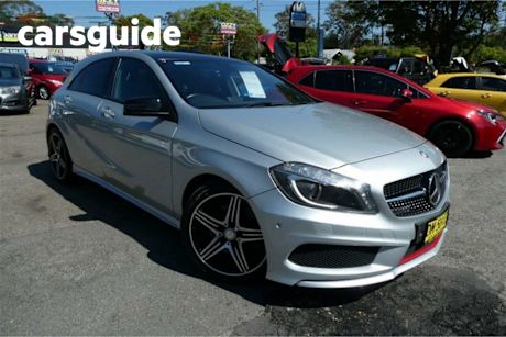 Silver 2014 Mercedes-Benz A250 Hatchback Sport
