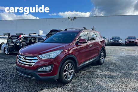 Red 2014 Hyundai Santa FE Wagon Elite Crdi (4X4)