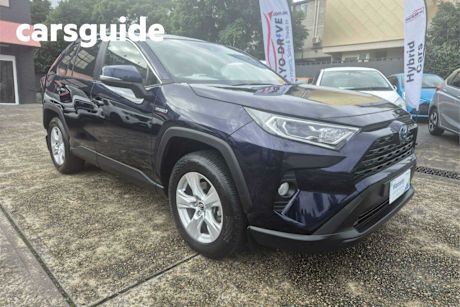 Blue 2019 Toyota RAV4 Wagon GX 2WD Hybrid