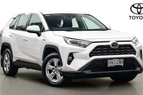 White 2021 Toyota RAV4 Wagon GX (2WD) Hybrid