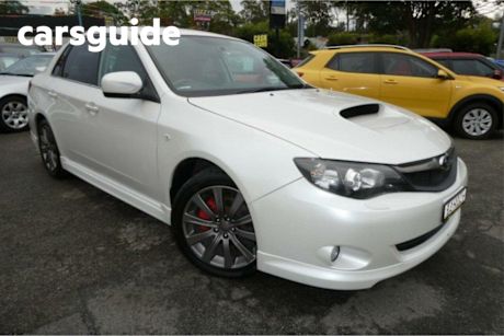 White 2010 Subaru Impreza Sedan WRX (awd)