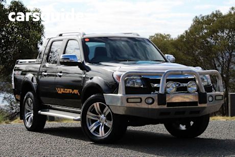 Black 2010 Ford Ranger Dual Cab Pick-up Wildtrak (4X4)