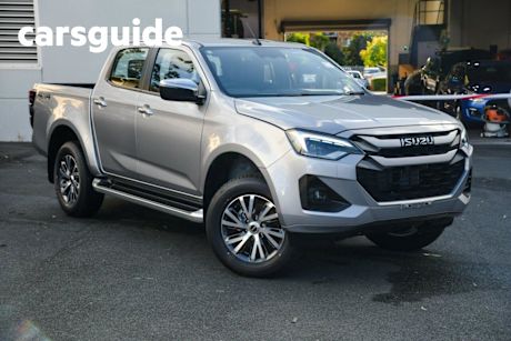 Silver 2025 Isuzu D-MAX Crew Cab Utility LS-U (4X4)