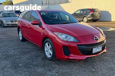Red 2012 Mazda 3 Sedan NEO